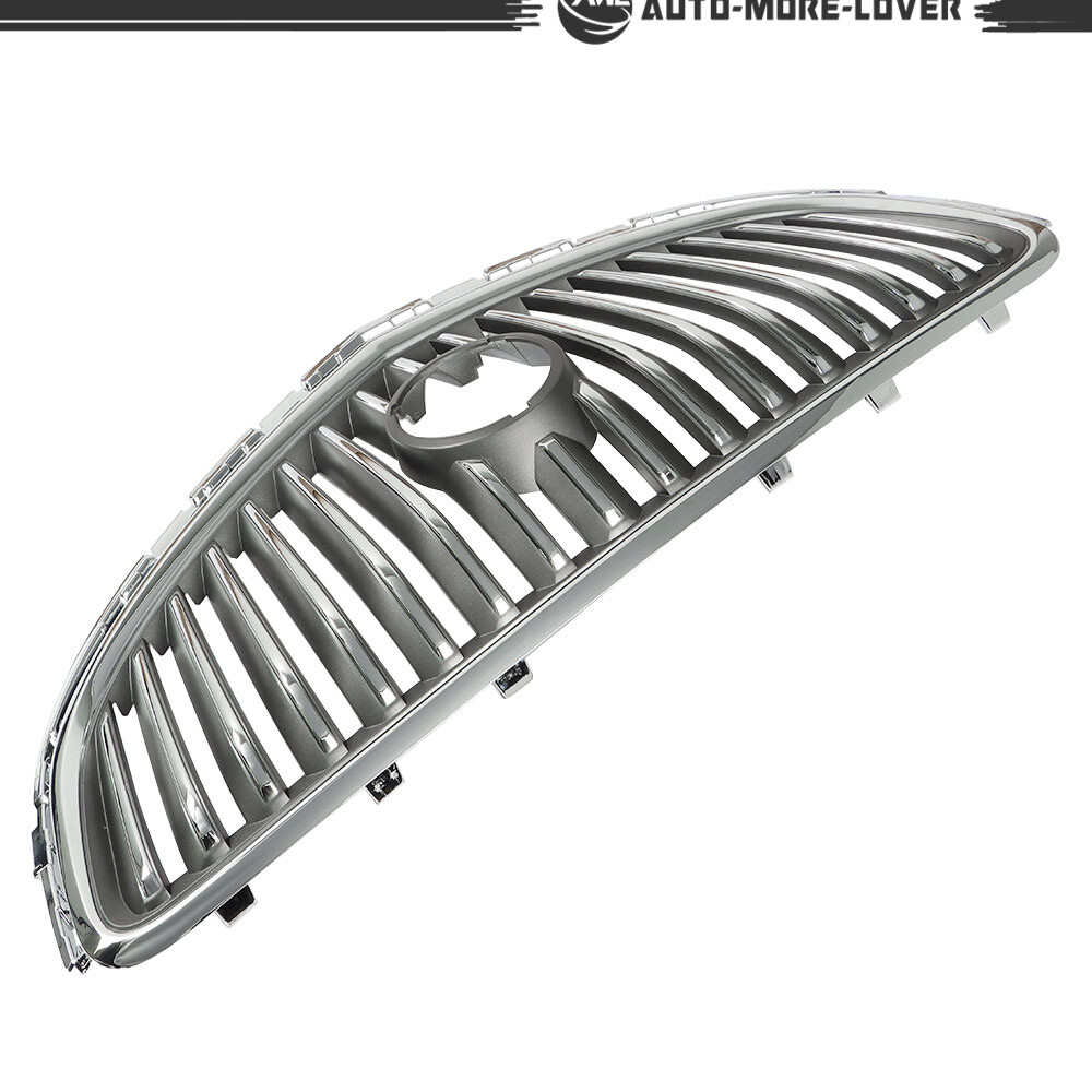 For 2012-2017 Buick Verano Front Bumper Upper Grille Assembly Chrome Replacement