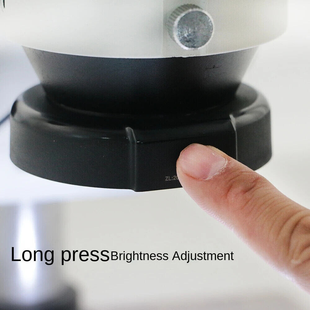 Brightness Adjustable Ultra-thin 28 LED Microscope Light Source w/Oil-proof Lens