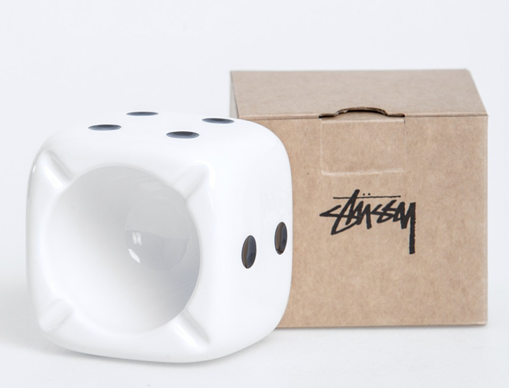 STUSSY CERAMIC DICE ASHTRAY
