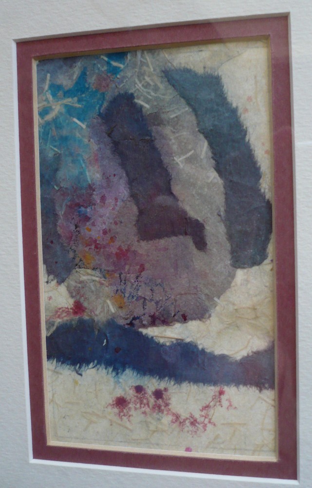 MODERN MODERNISM ABSTRACTION TX TEXAS ANN HARTLEY EXPRESSIONISM MOD MIXED MEDIA