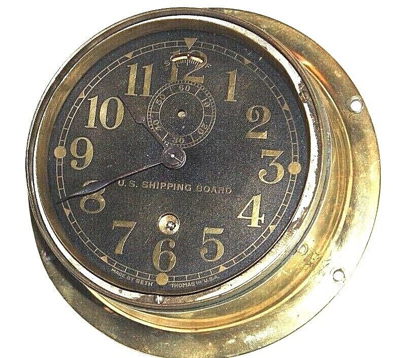Seth Thomas U.S. Shipping Board Clock Circa 1930's