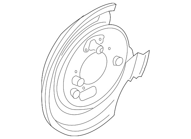 Genuine Subaru Backing Plate 26704FE010