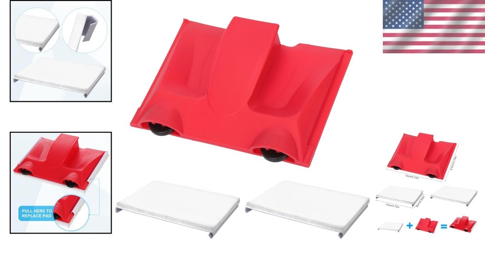 Precision Paint Edger Trimmer Tool with 2 Replacement Pads for Flawless Edges