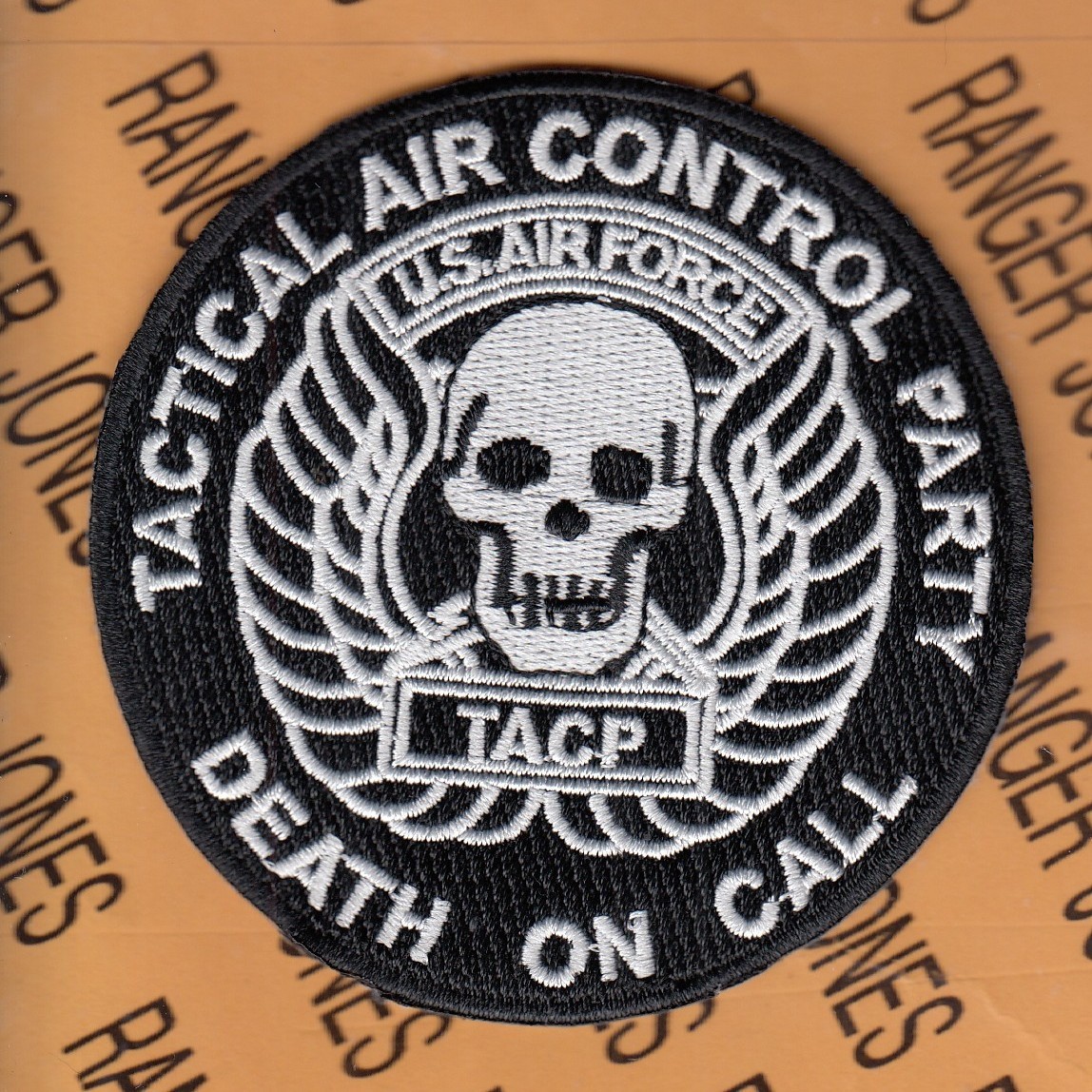 USAF Air Force TACP Tactical Air Control Party Death On Call ~3.5" patch c/e