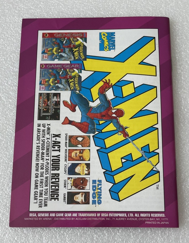 NBA Jam - Sega Game Gear - Manual Only