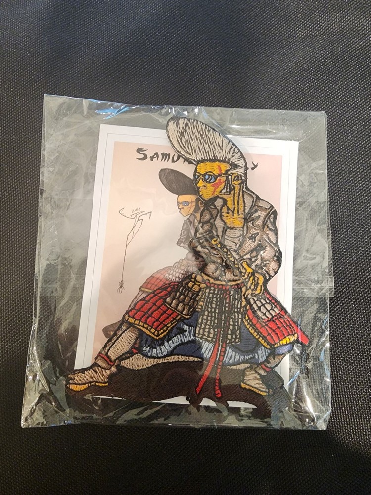Samurai Billy Patch And Sticker Set