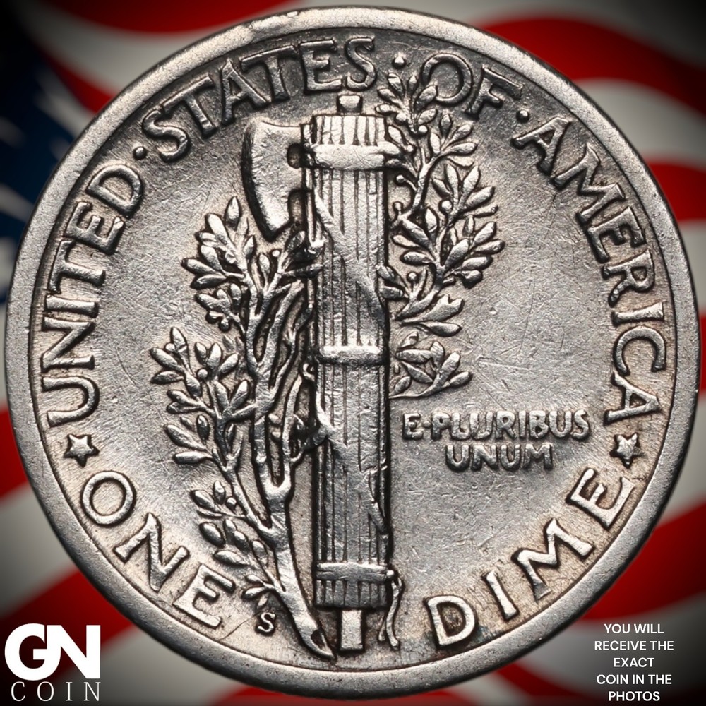 1925 S Mercury Dime A2558