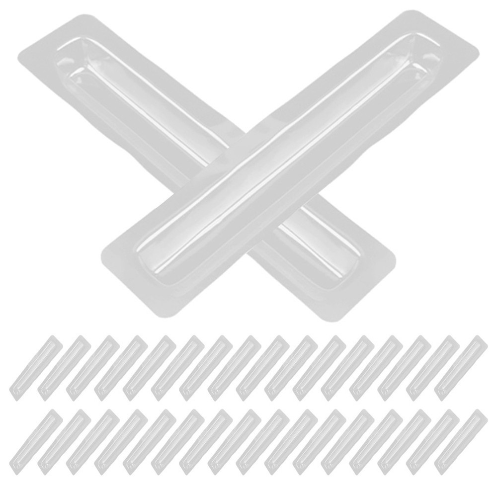 50 Pcs Wall Clock Hand Protective Cover Clear Covers Pointer Part