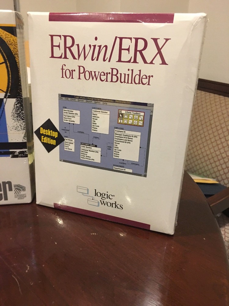 NEW UNUSED $25,000 Powerbuilder Development Kit With Sql, Viewer, And ERwin/ERX.