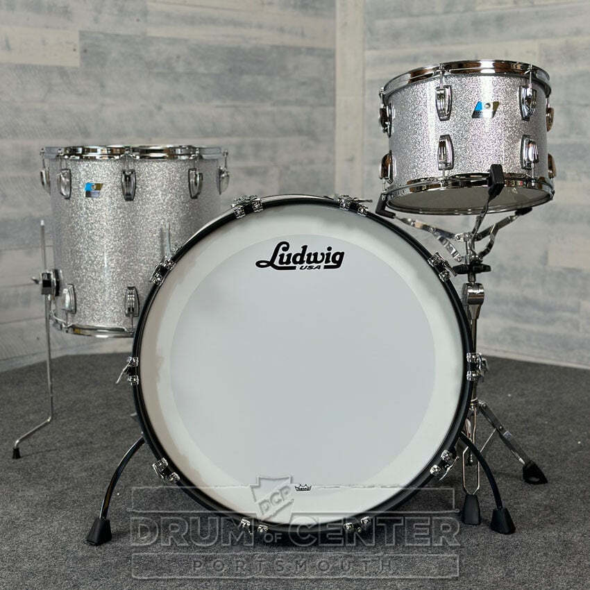 Ludwig Classic Maple Super 70s 3pc Drum Set "Silver Ghost"
