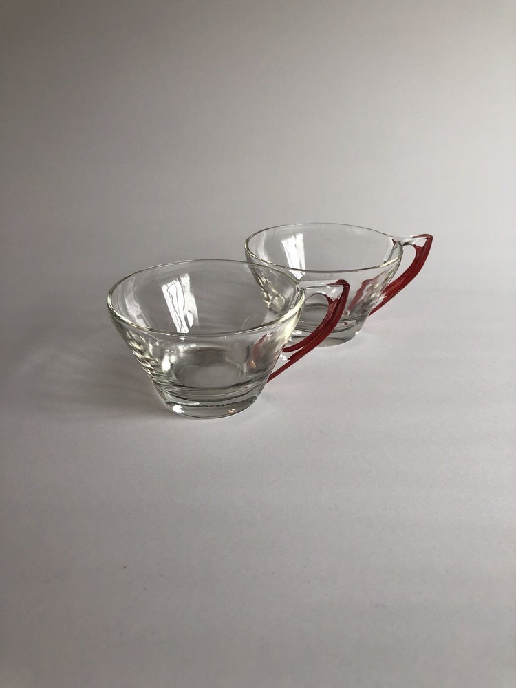 Mid-century Modern Sharp Style Tea Cups (2)
