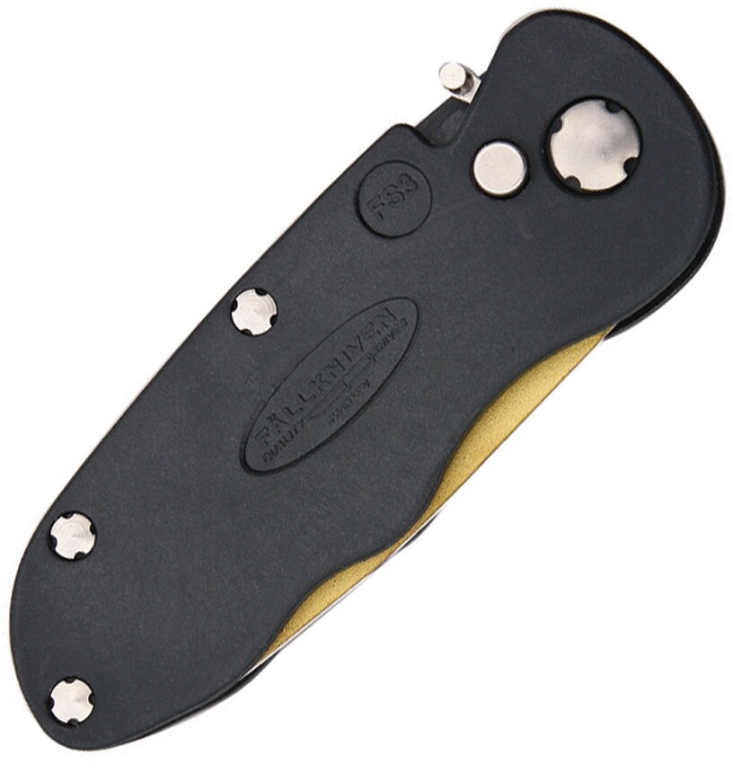 Fallkniven FS3 Flip Stone/Ceramic/Diamond Sharpener Black Zytel Handle FNFS3