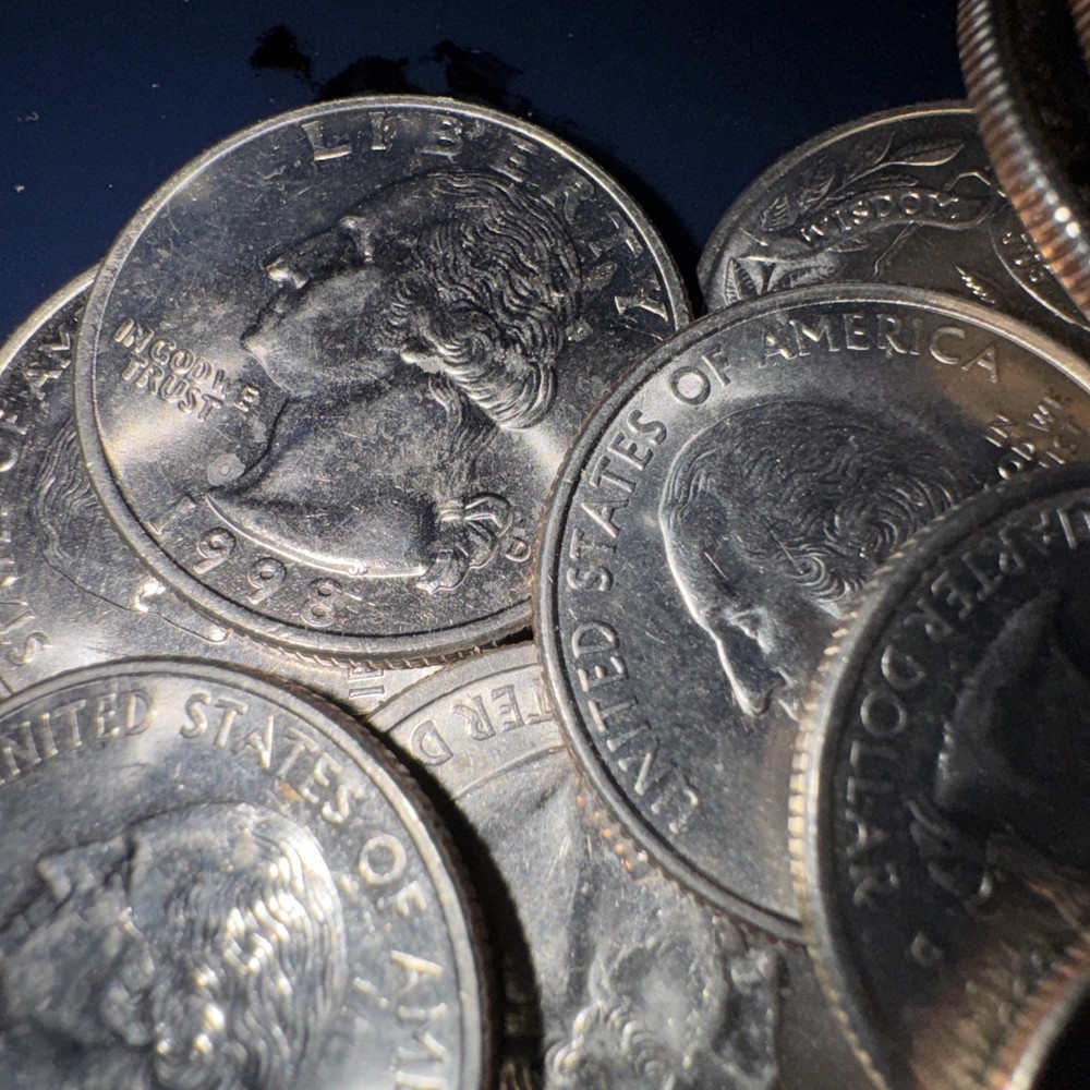 1990s Quarter Roll .25 PDS MINT 40 Count