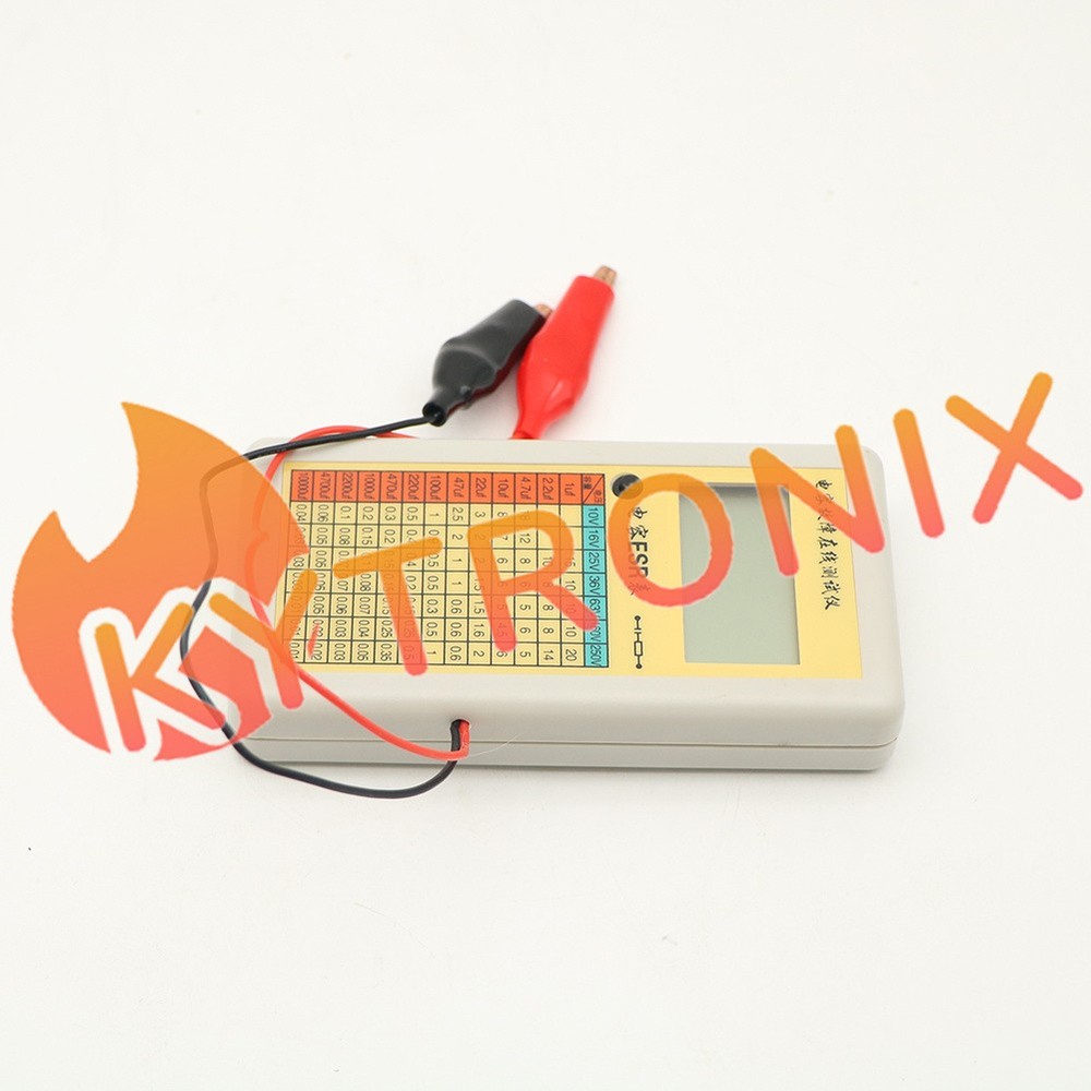 Digital LCD ESR Capacitance Ohm Meter In Circuit Tester