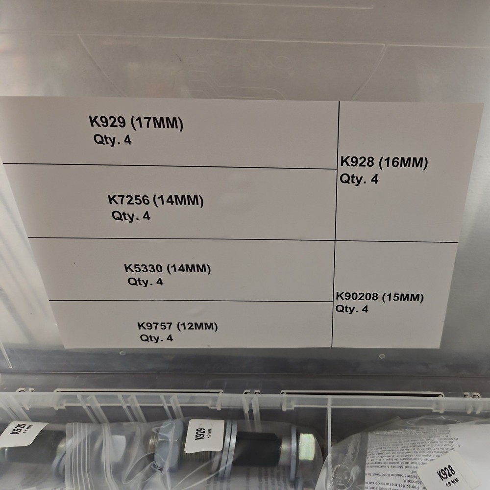 Alignment Camber Bolt Assortment Moog CAM1A