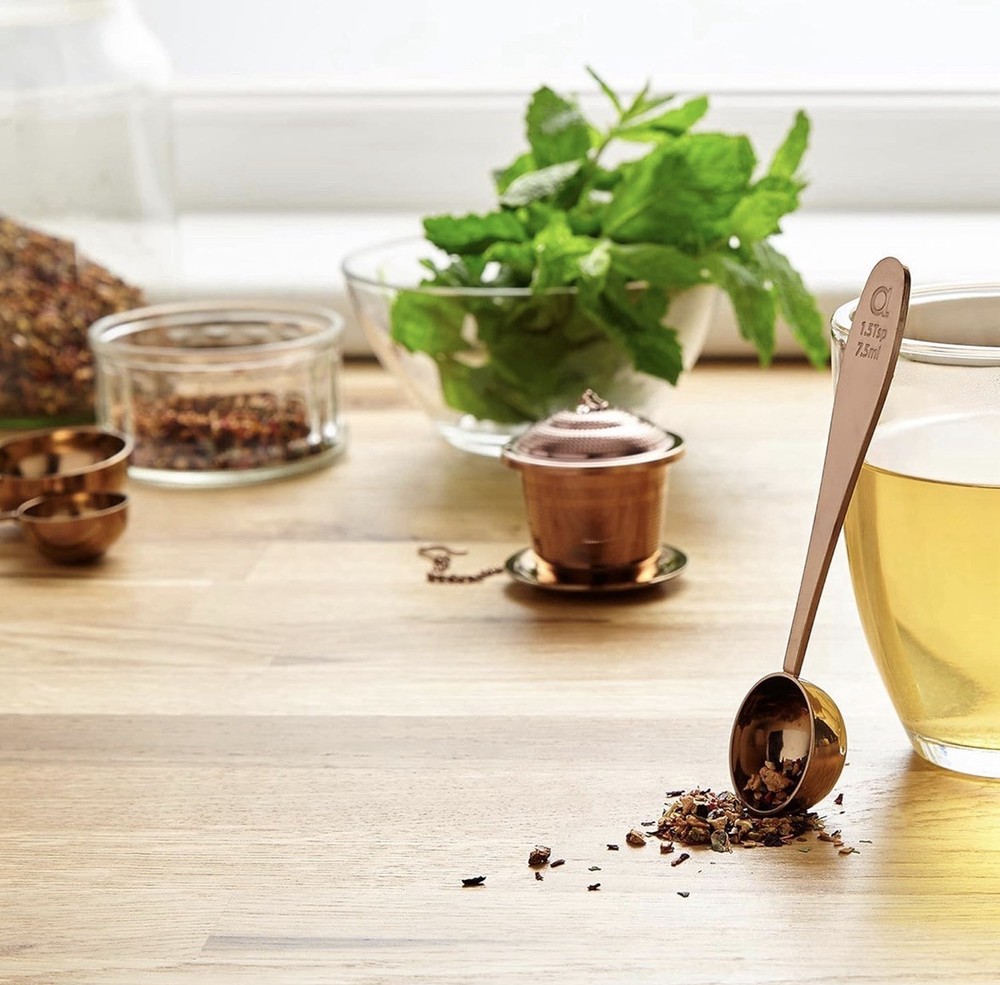 Tea Scoops Rose Gold