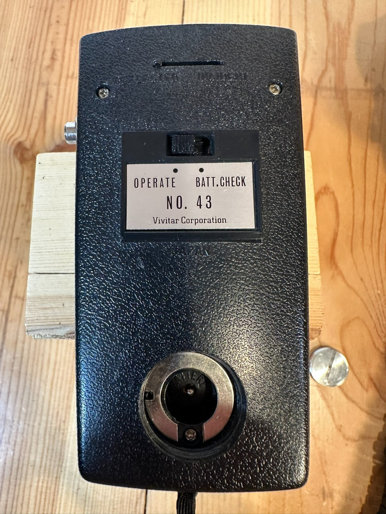 Vivitar 43 Light Meter Vintage W/Case