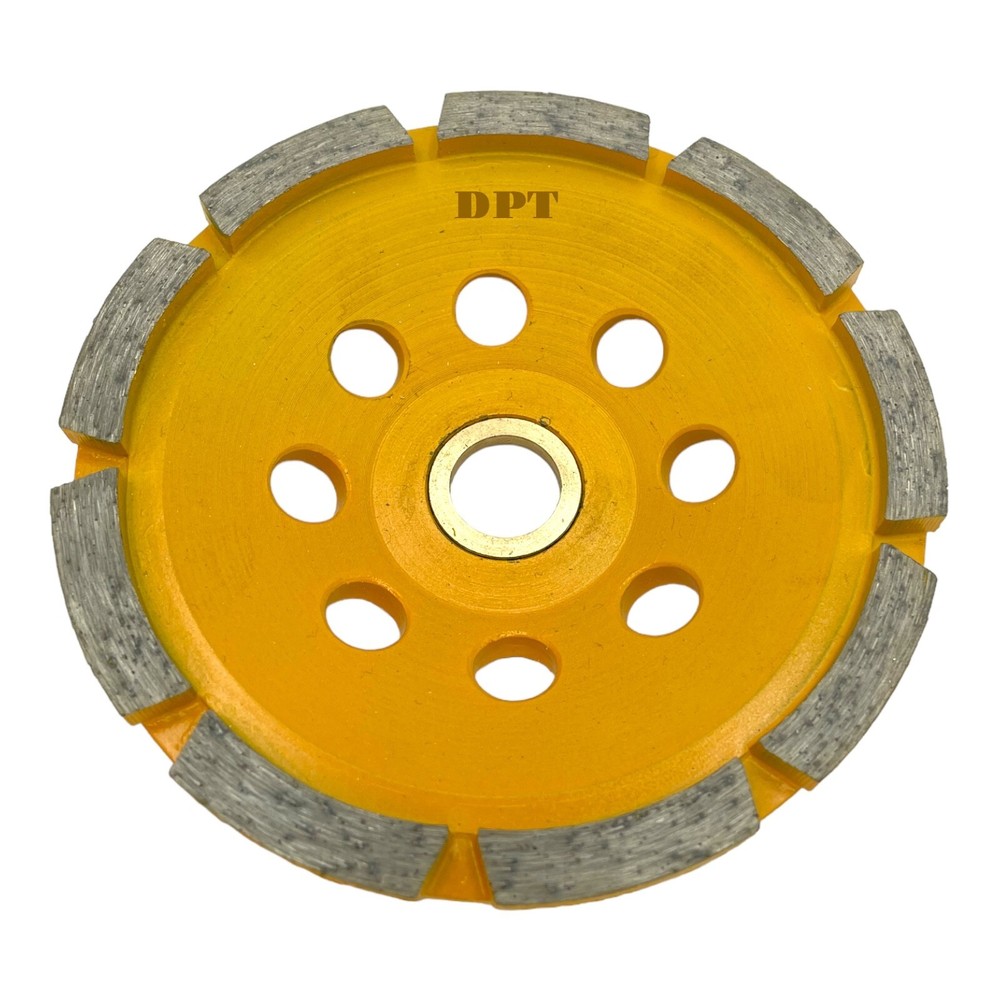 3 Pack 4" Diamond Segment Grinding Cup Wheel Disc For Concrete Stone Grinders