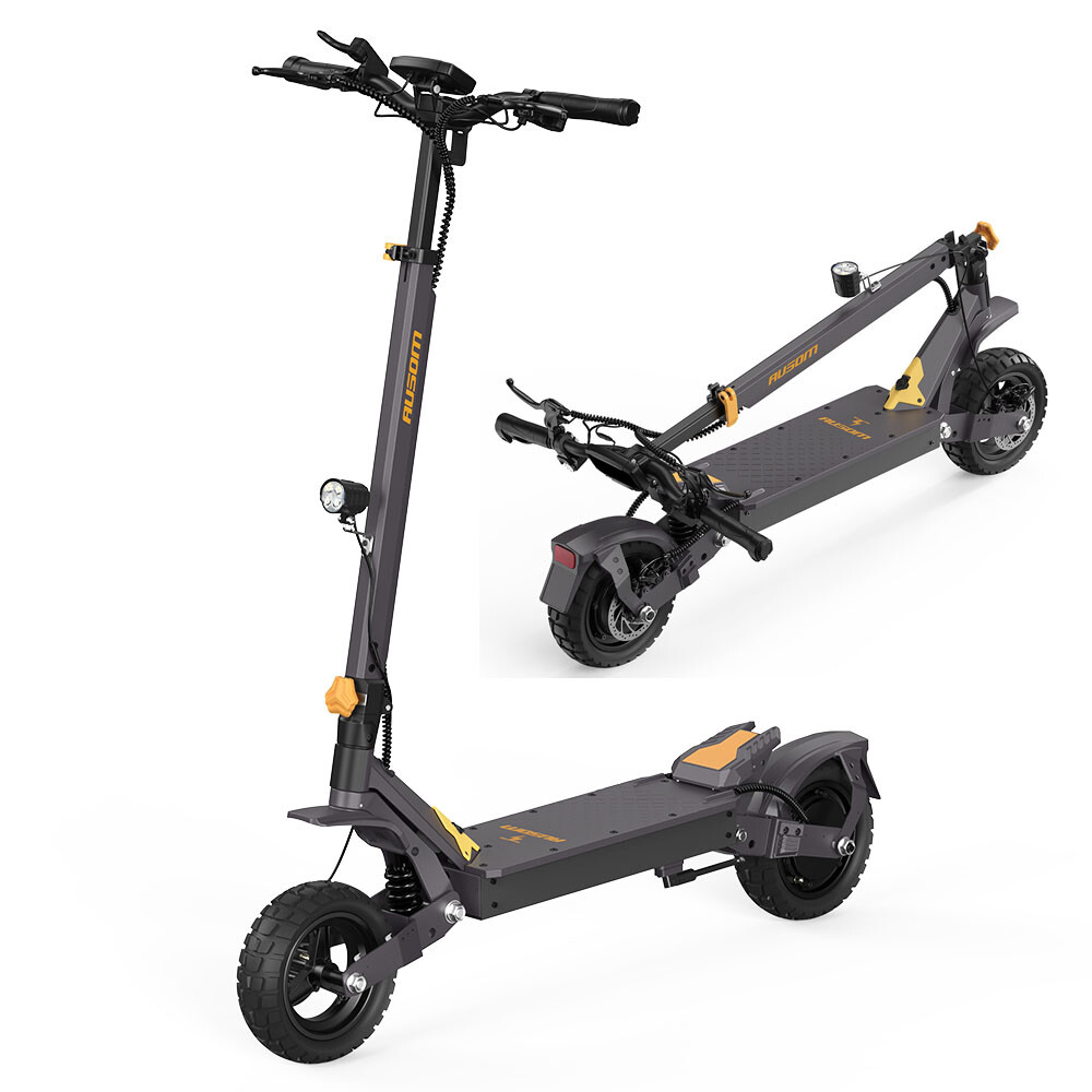 Ausom L1 Adults Electric Scooter,800W Motor,70km Range,10inch Tires E-Scooter