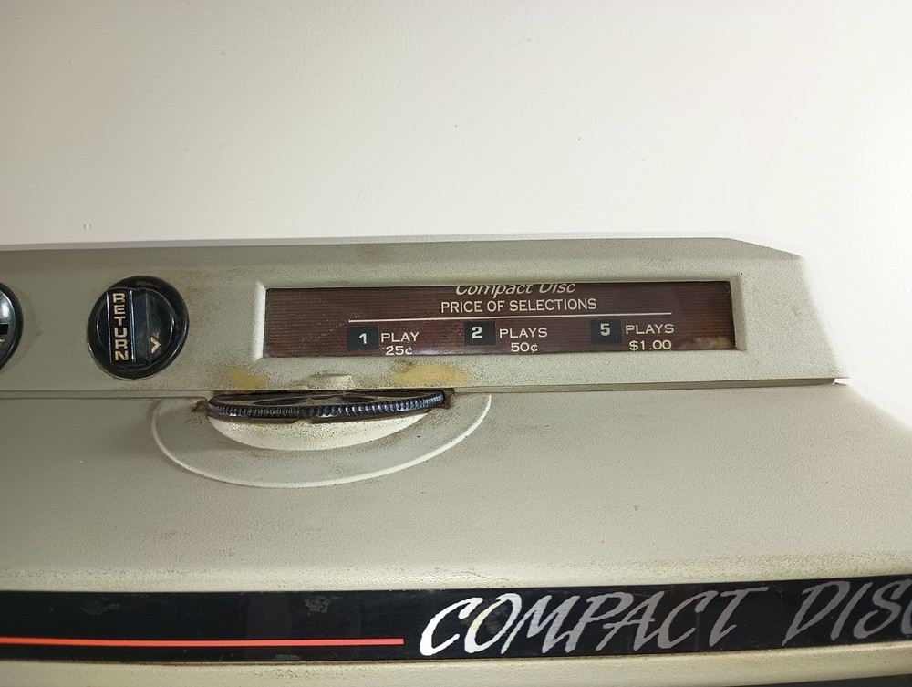 Rowe AMI CD-WB Compact Disc Wallbox Selector CD Wallette Untested As-Is #3008