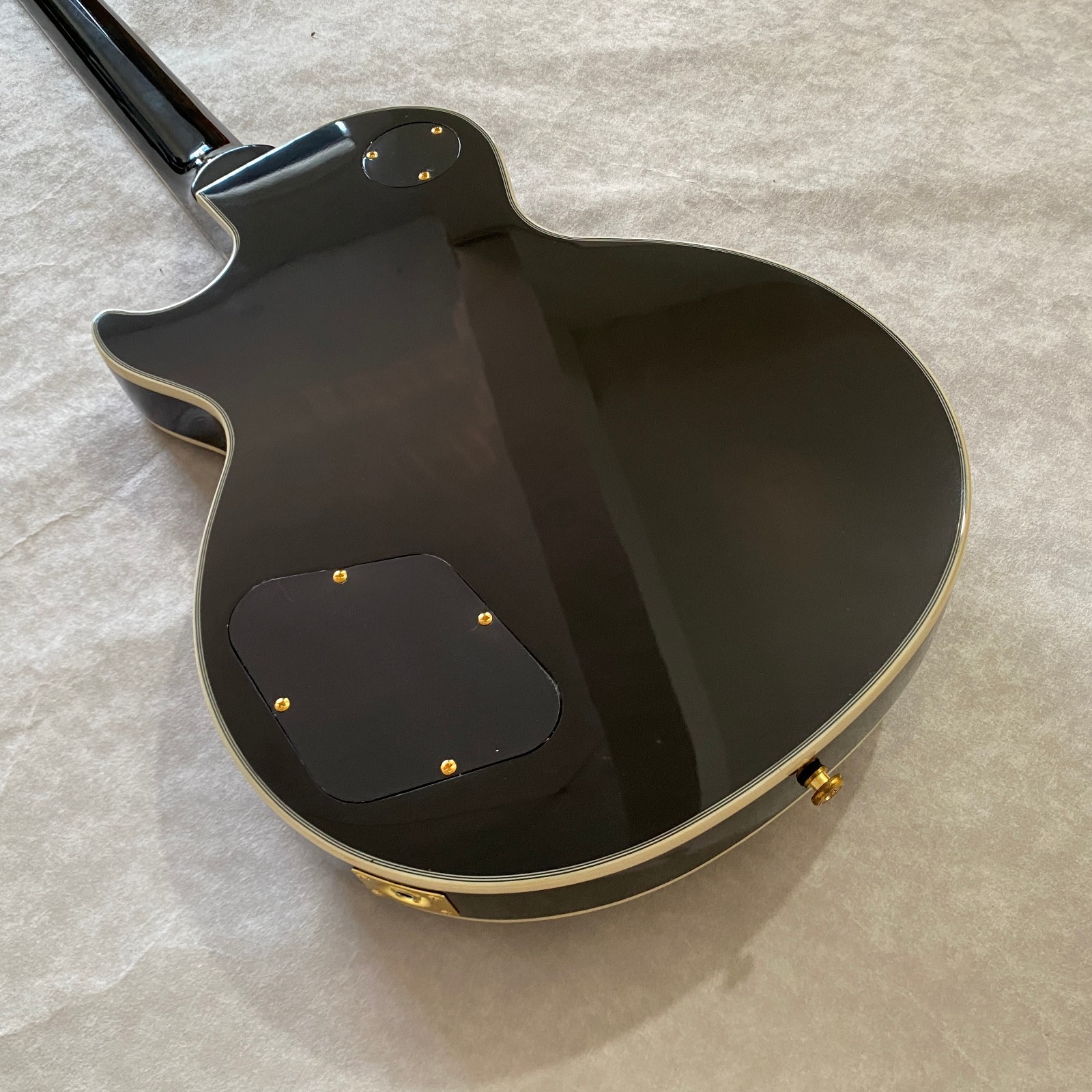 Les Paul Custom Black Beauty electric guitar solid mahogany body Real Photo