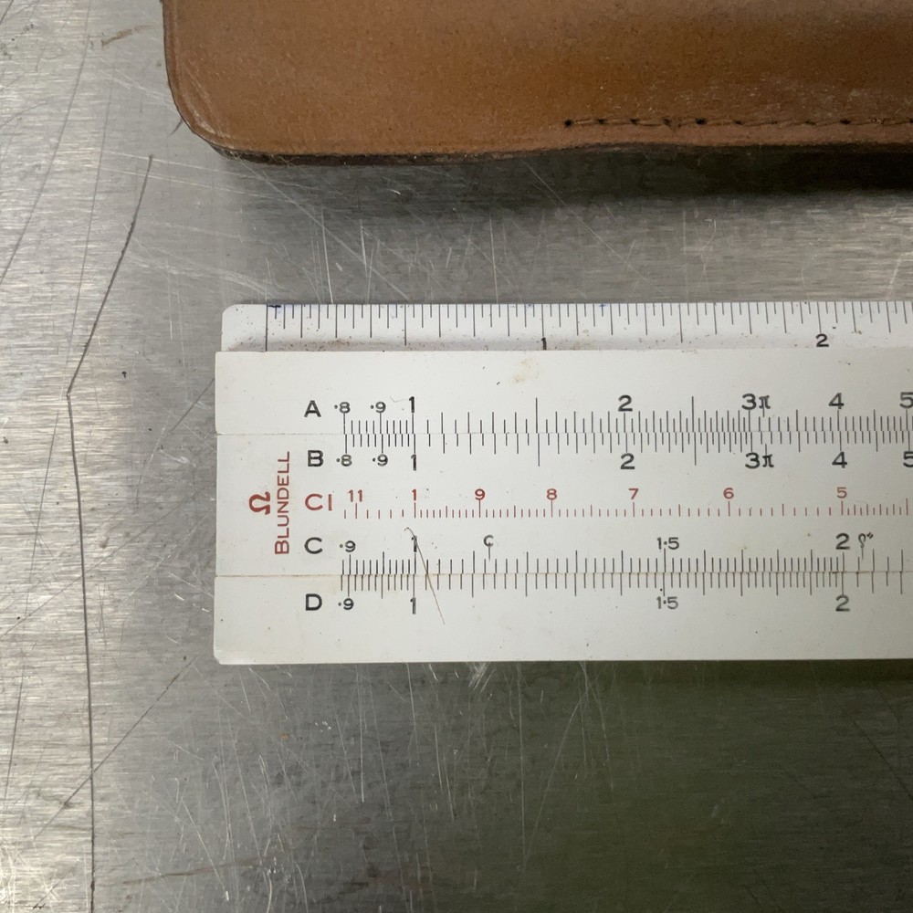 Bro wade Slide Rule Log Log In Case
