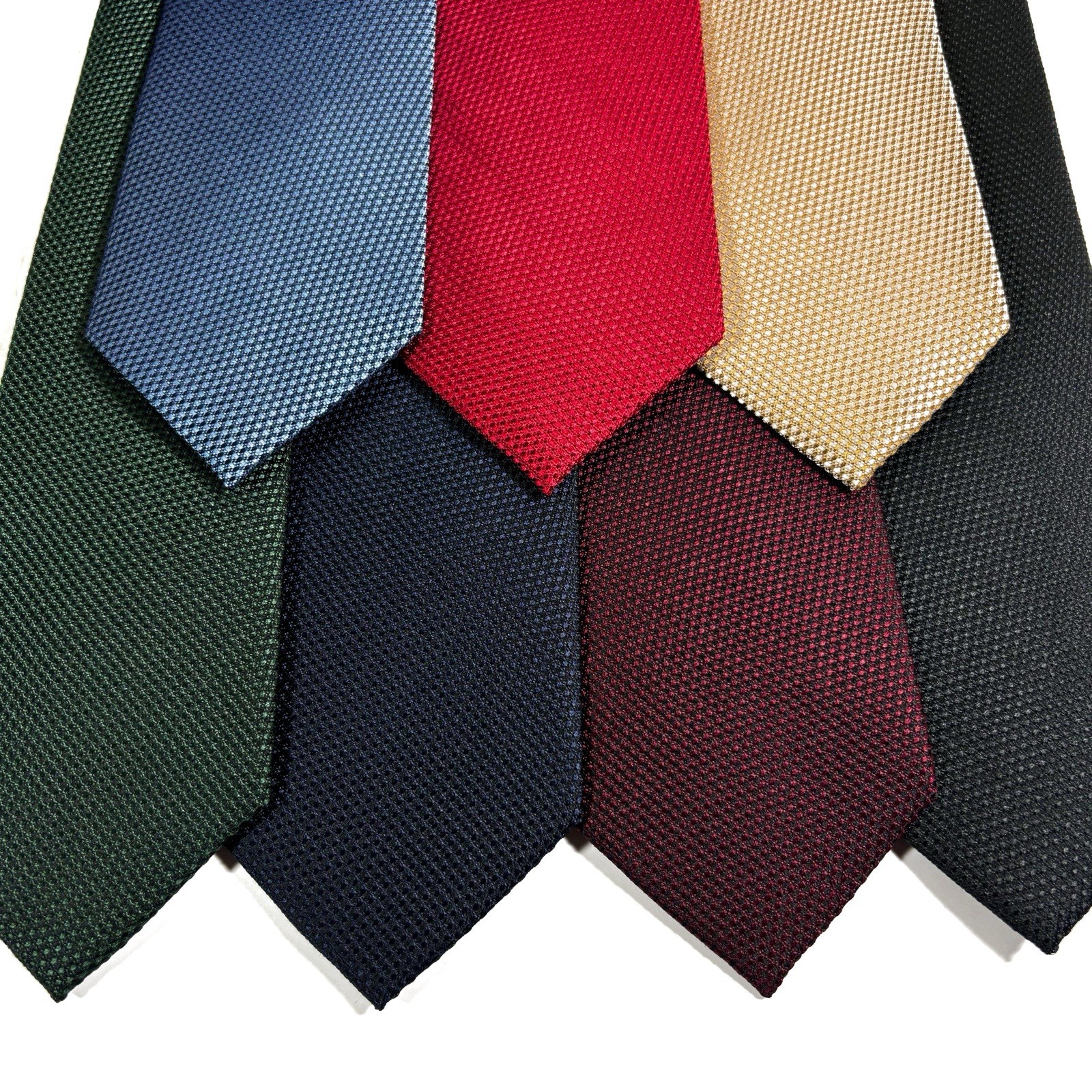 100% Silk Grenadine Tie - Multiple Colors - (Handmade)