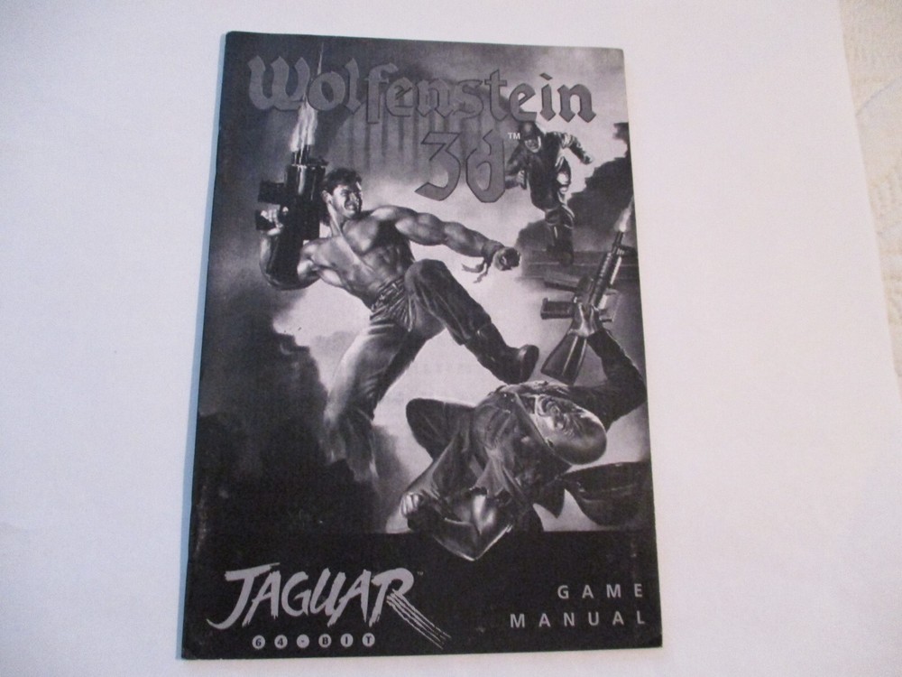ATARI JAGUAR WOLFENSTEIN 3d - ORIGINAL MANUAL ONLY