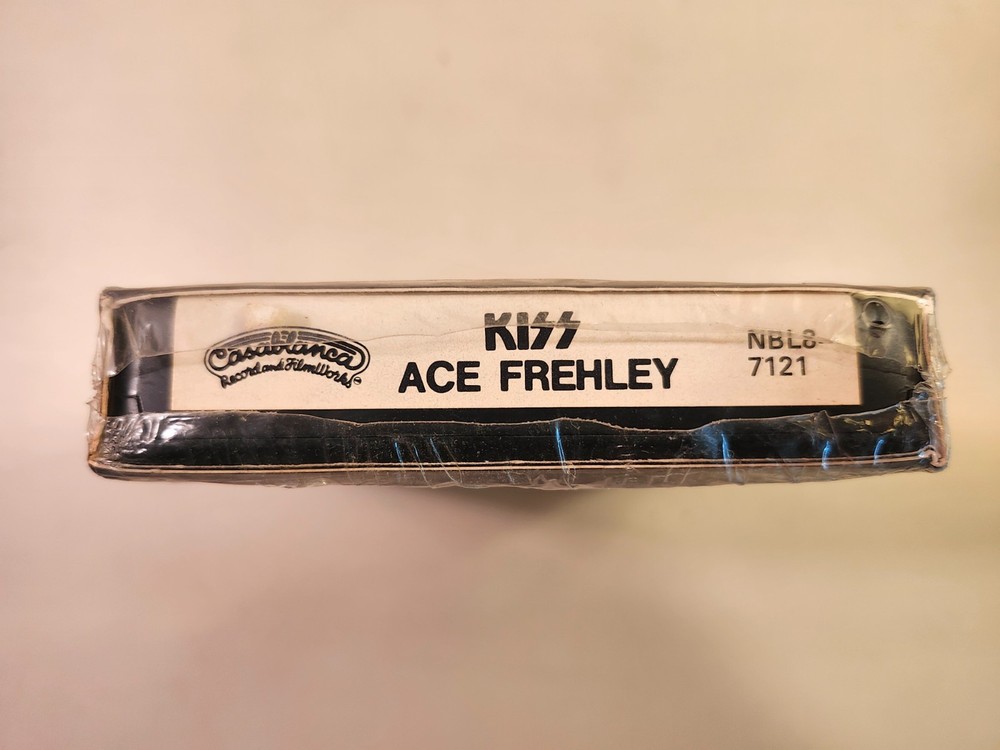 KISS RARE Ace Frehley Vintage 1978 Casablanca Sealed 8-Track Aucoin NBL8-7121 VG
