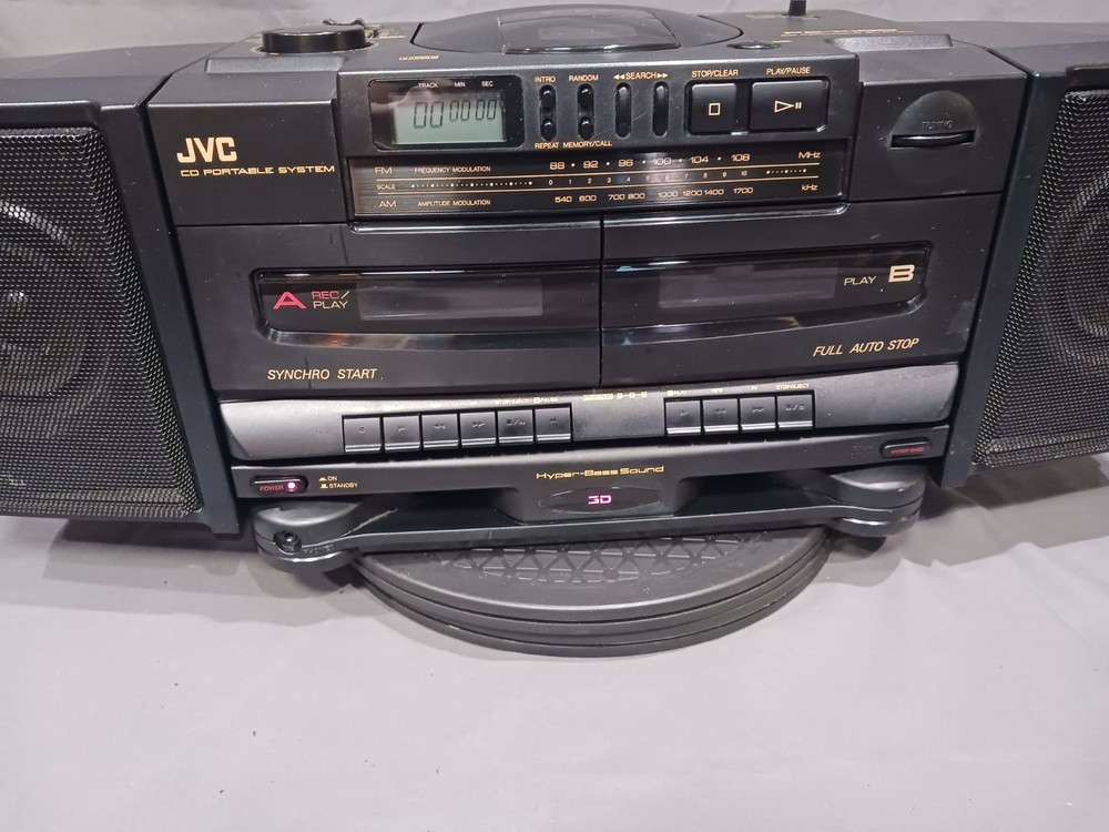 JVC PC-X100 CD PORTABLE SYSTEM