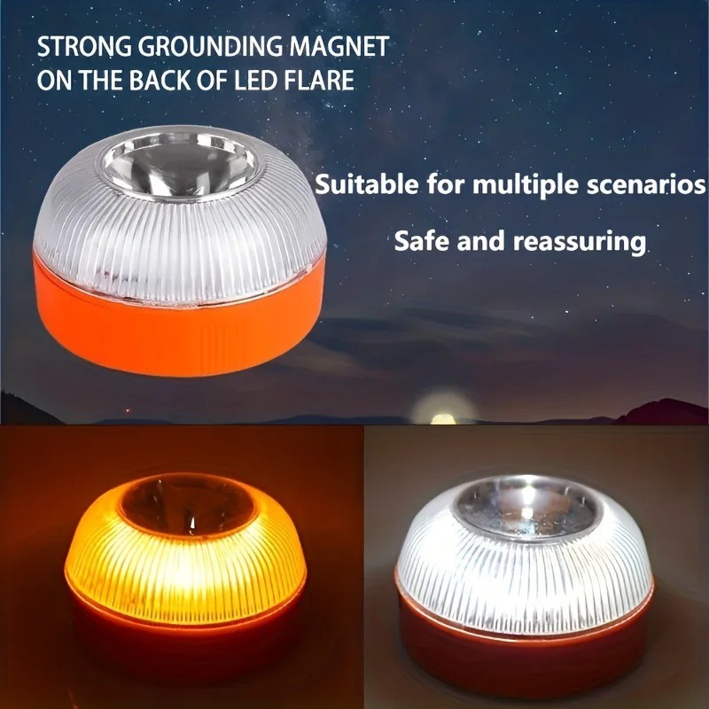Car Emergency Beacon Light V16 Magnetic Induction Strobe Flashing