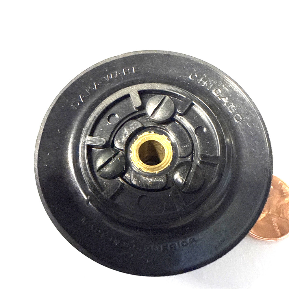 DIAL knob with skirt OD=52 mm DAKA-WARE Chicago