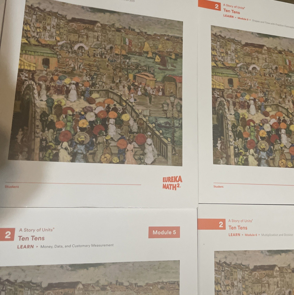 Eureka Math Squared Grade 2 All Module LEARN NEW 6 Book Bundle- Free Shipping