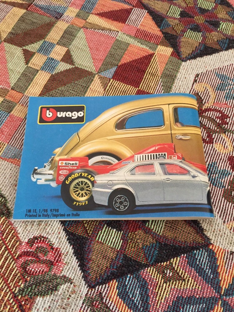 1998 Burago Car Catalog