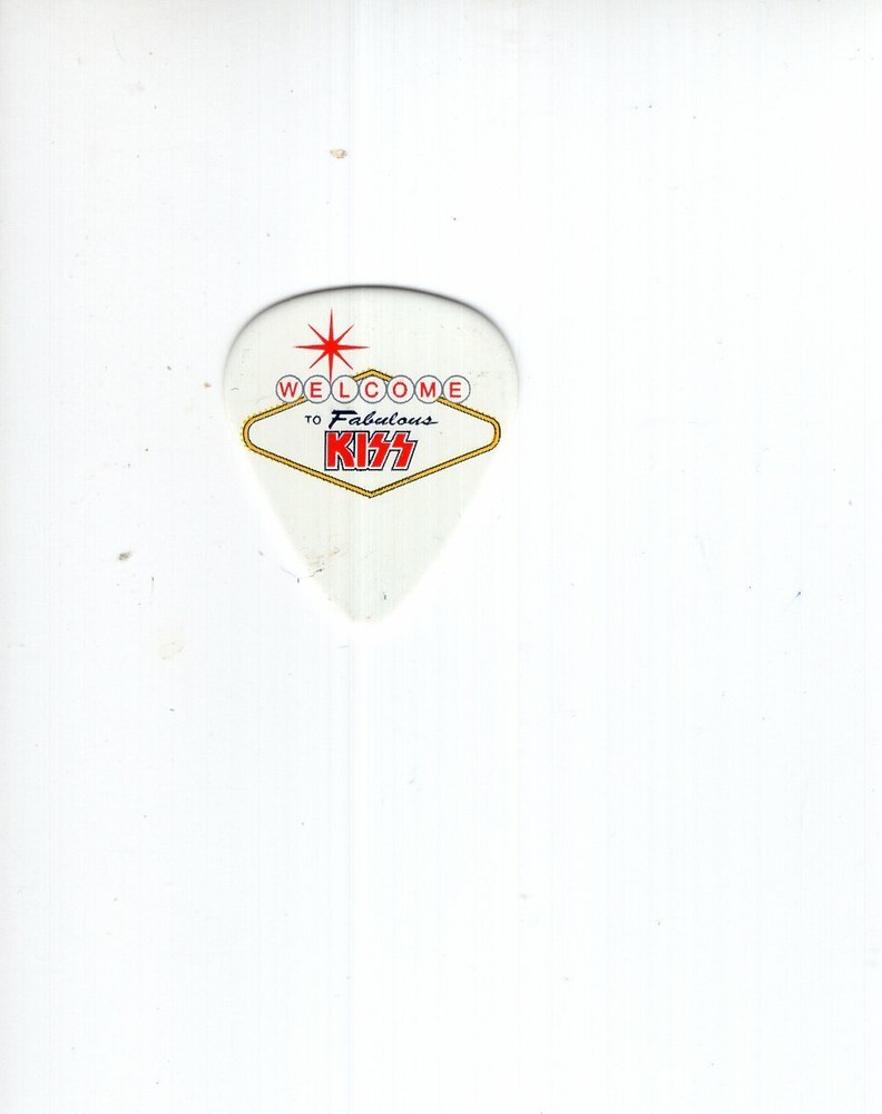 ERIC SINGER TWO-SIDED SIGNATURE GUITAR PICK        FROM LAS VEGAS         KISS