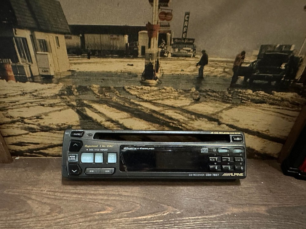 alpine cda-7837  faceplate alpine
