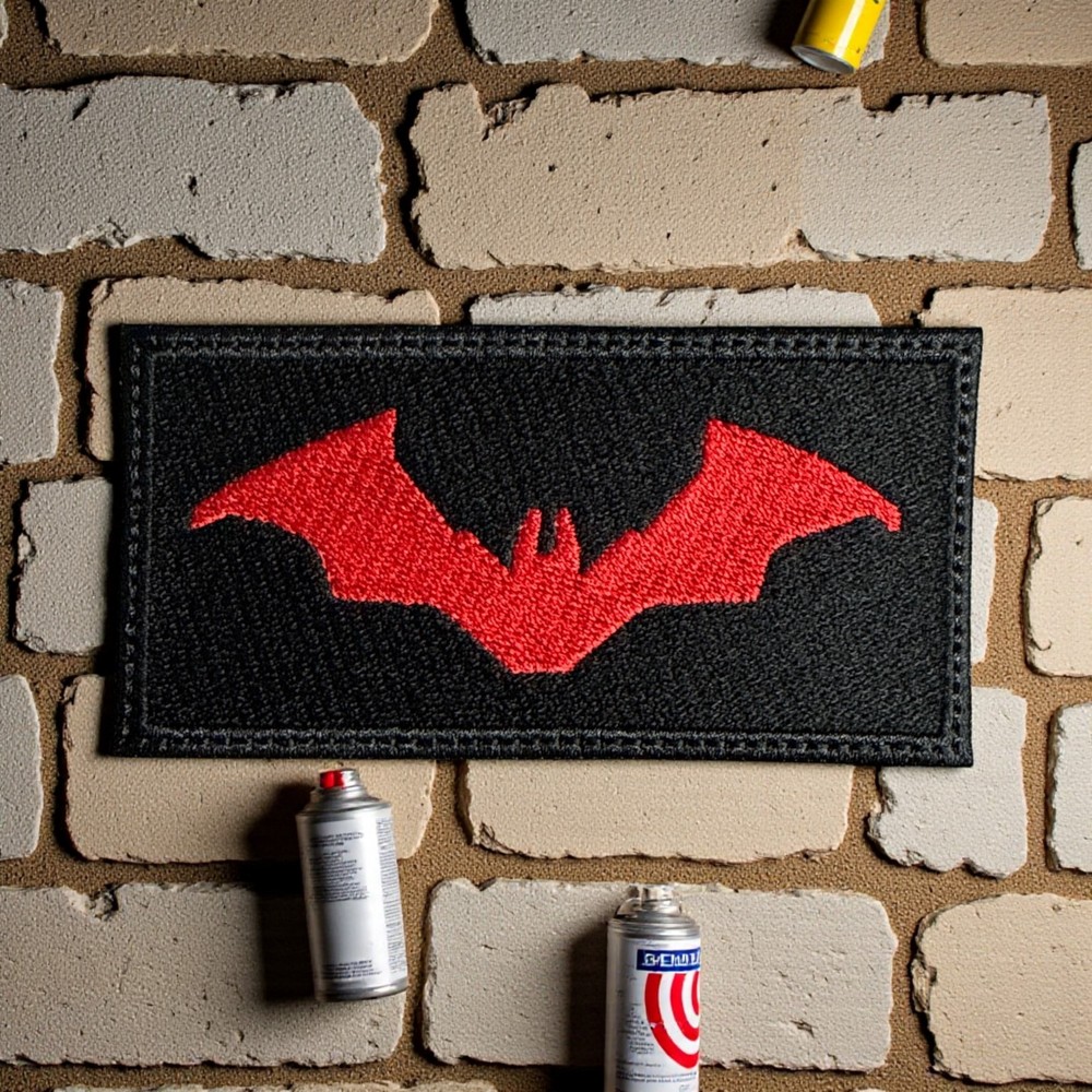 The Bat Embroidery Patch 2" X 4"