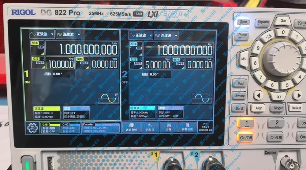 1PCS NEW Rigol DG822 Pro Function/Arbitrary Waveform Generator 2 Channel 25 MHz