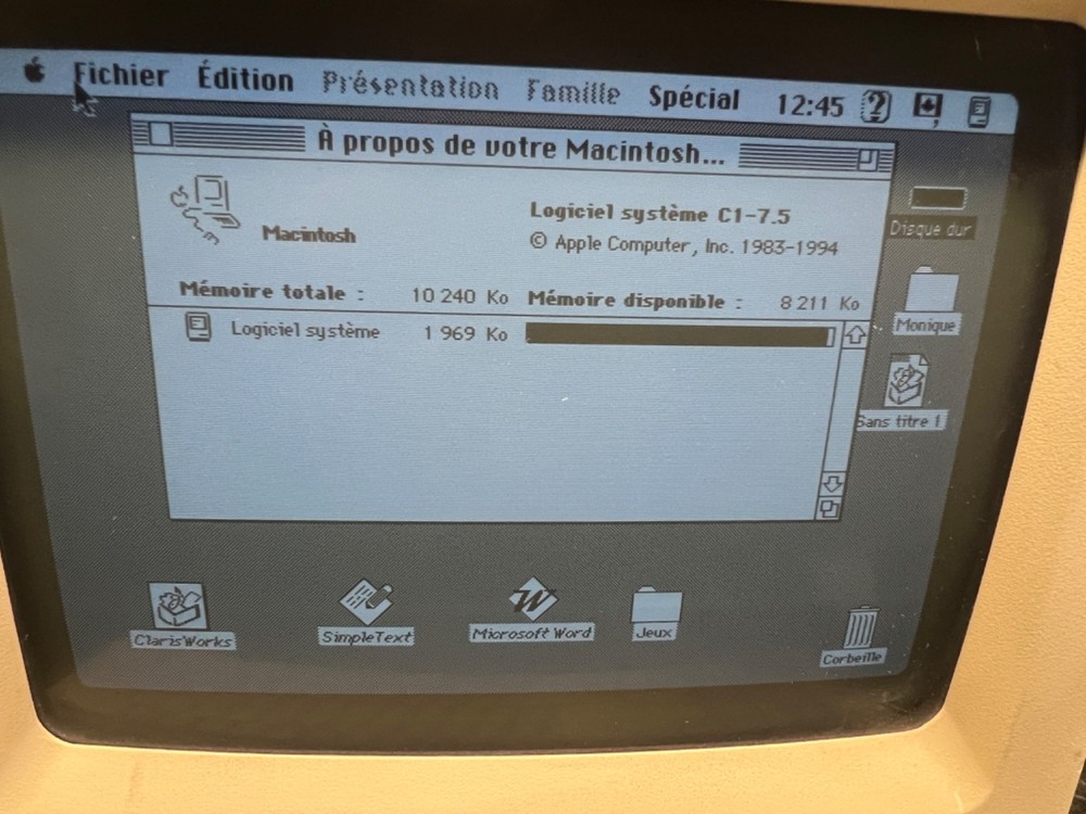 Macintosh Classic / keyboard mouse/ working!