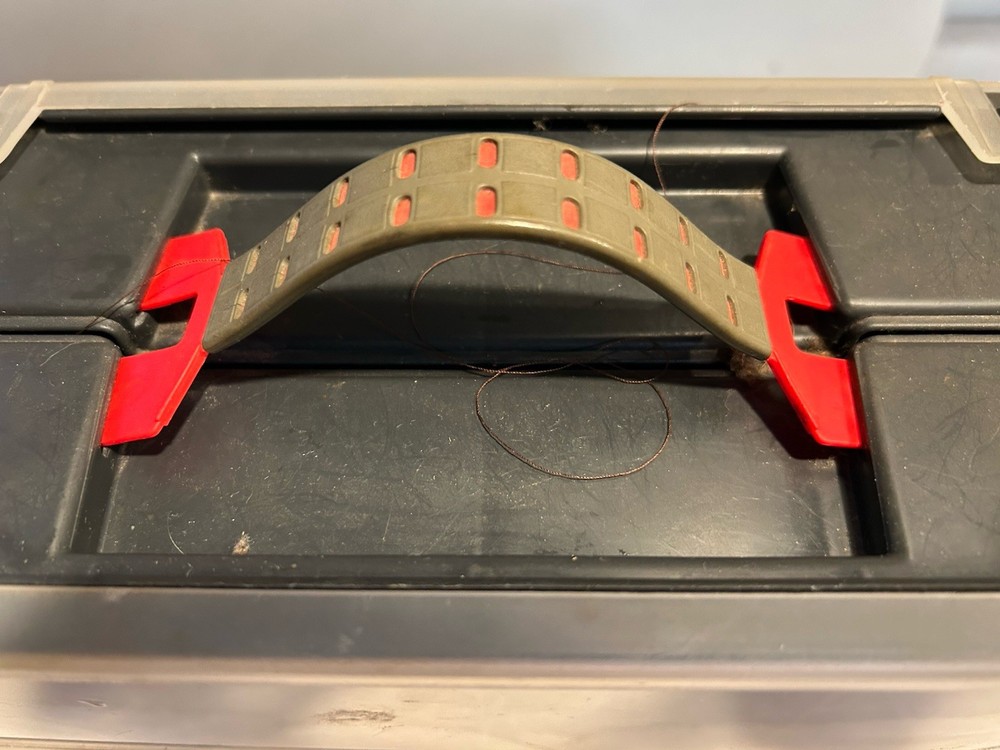 Sewing Thread Dual Case Storage Set Clear Organizer 2 Sided with Thread