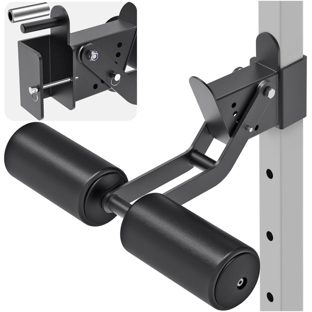 Nordic Hamstring Curl Attachment for 2" x 2" Power Rack - Adjustable Leg Support