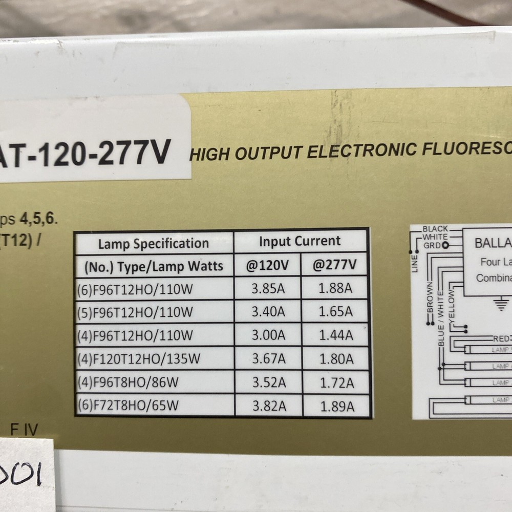 RSS696AT-120-277V Allanson RSS Sign Ballasts