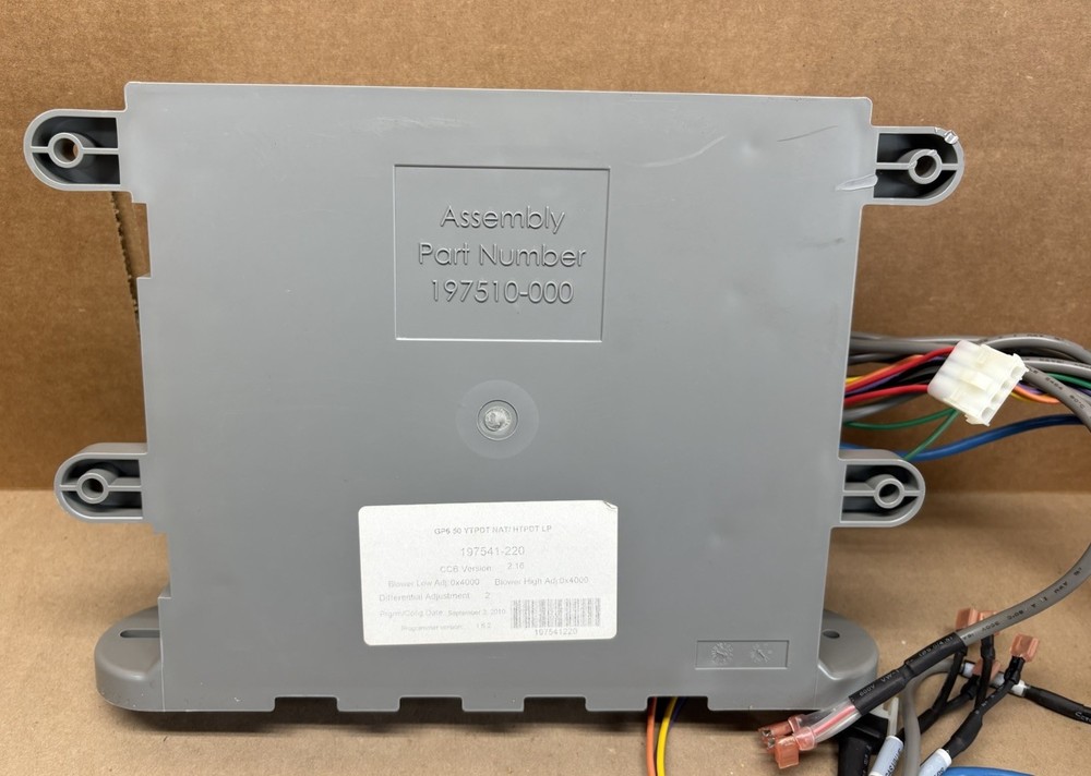 Lochinvar 100111182 A.O. Smith Controller 220 Configuration 9006420005 NOS