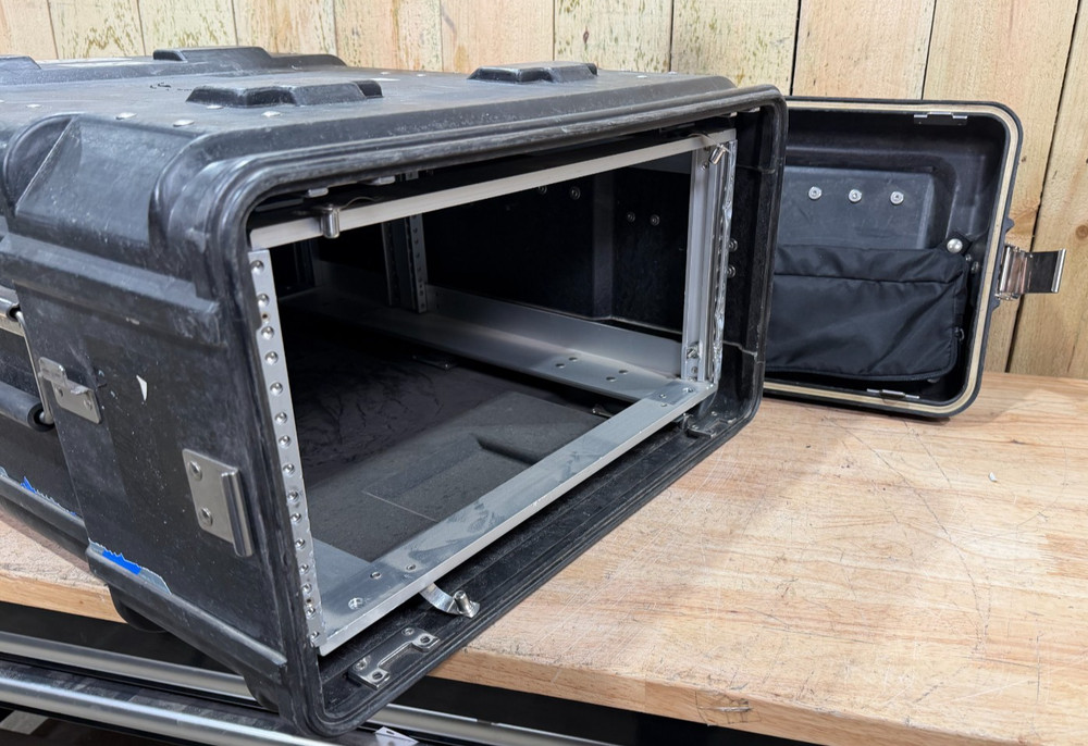 ECS Server 5U Rack Rackmount 19" X 24" Frame Waterproof Black Storage Case