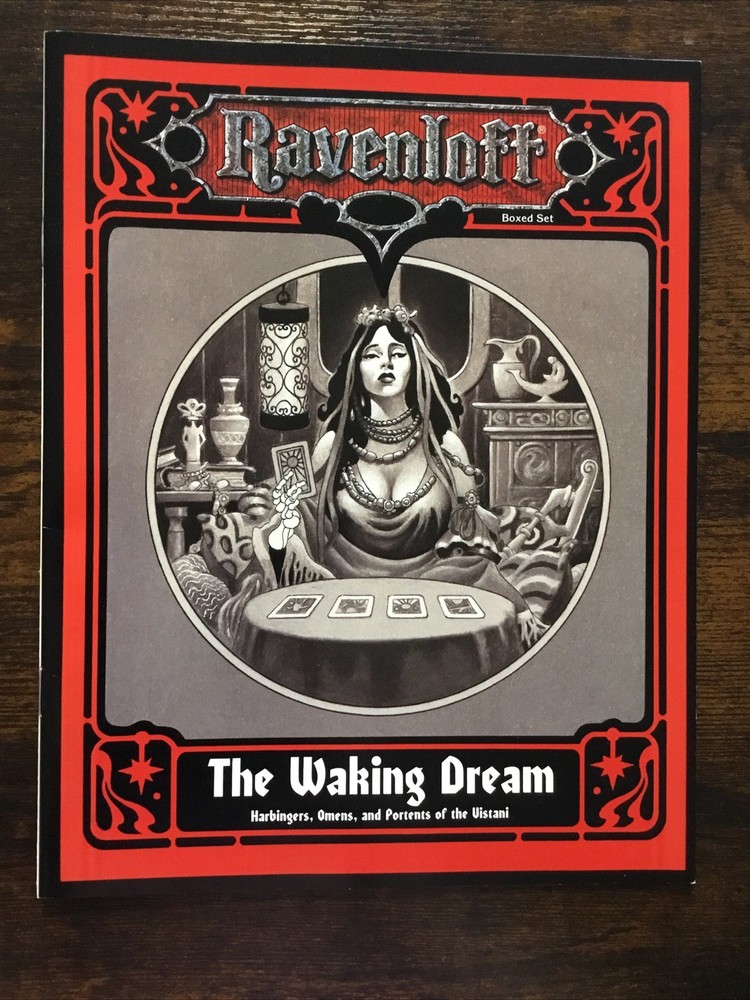 TSR Ravenloft Forbidden Lore Box Set - Comes with Map and Cards Dice missing