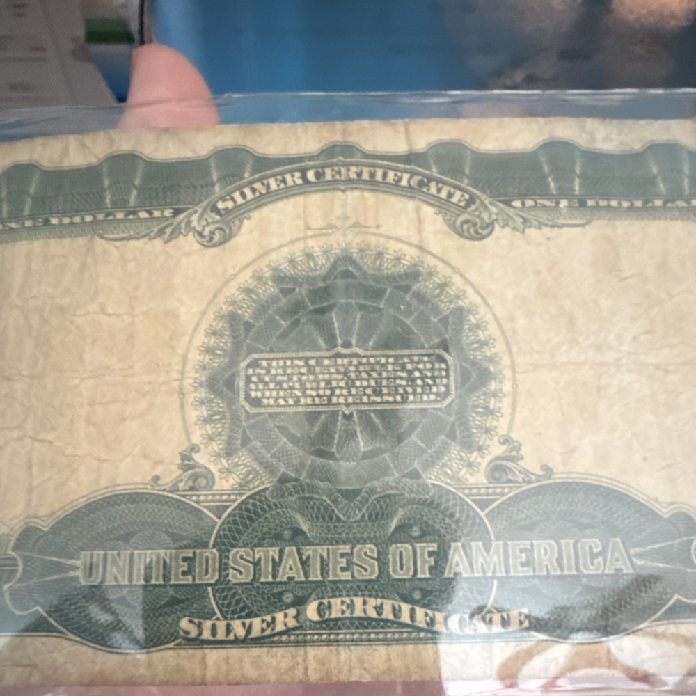 US 1899 $1 Silver Certificate Black Eagle Banknote N8519479A