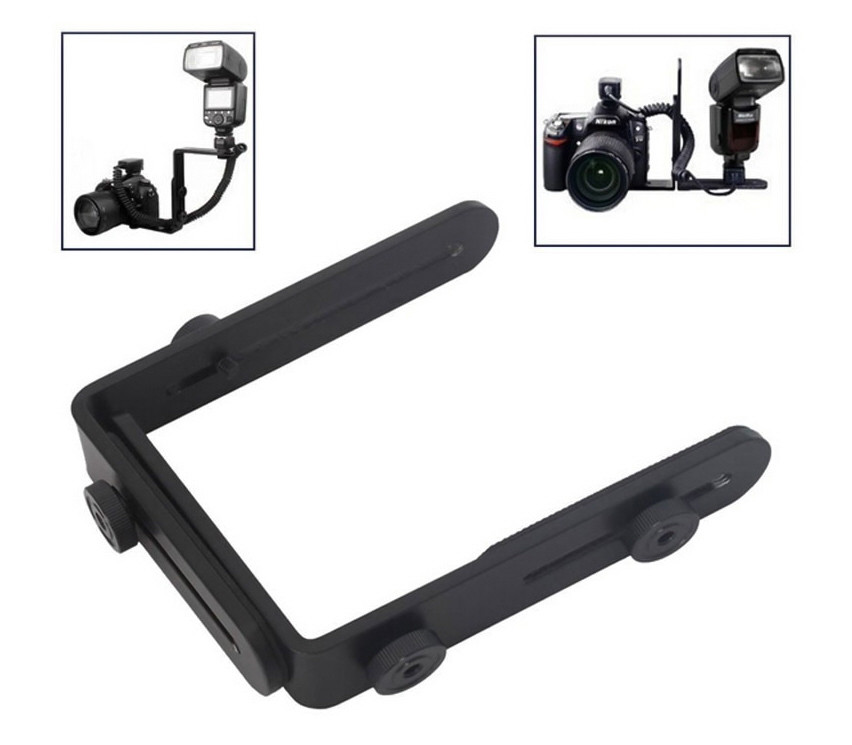 Variable Angle Flash Bracket L-SHAPE Flash Rail LC2618