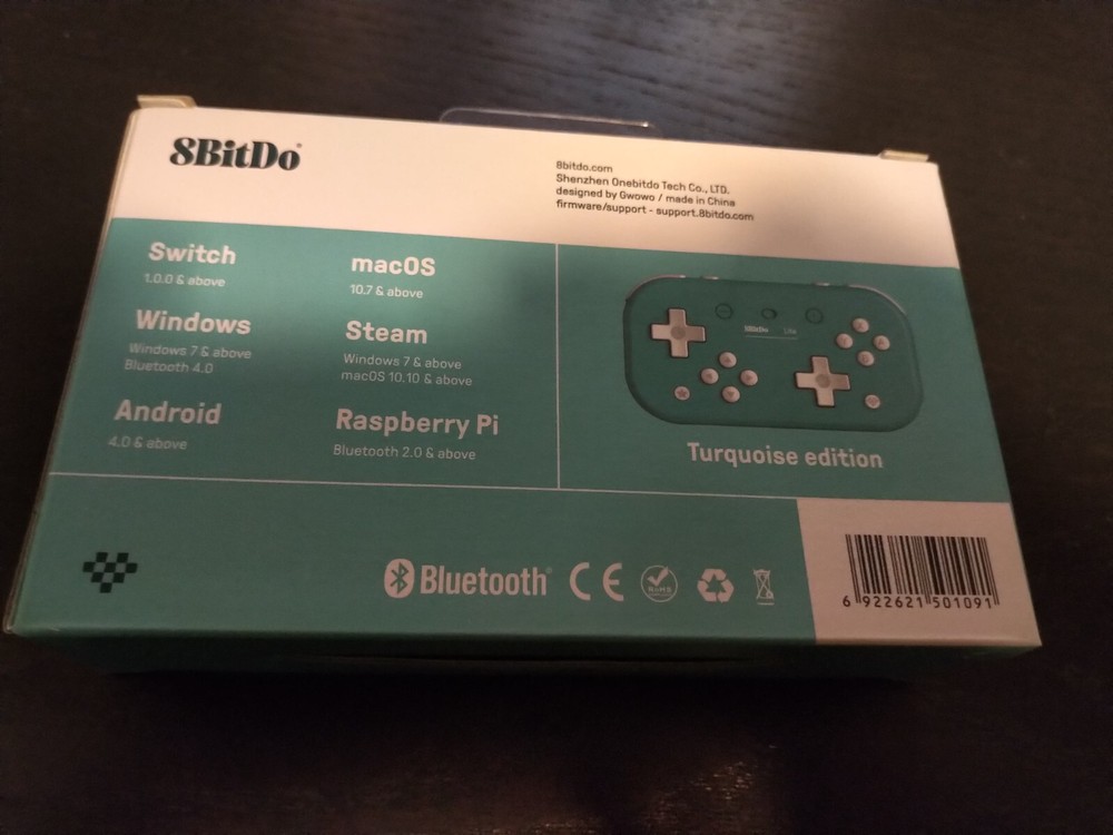 8BitDO LITE BLUETOOTH CONTROLLER FOR NINTENDO SWITCH also WINDOWS iOS ANDROID