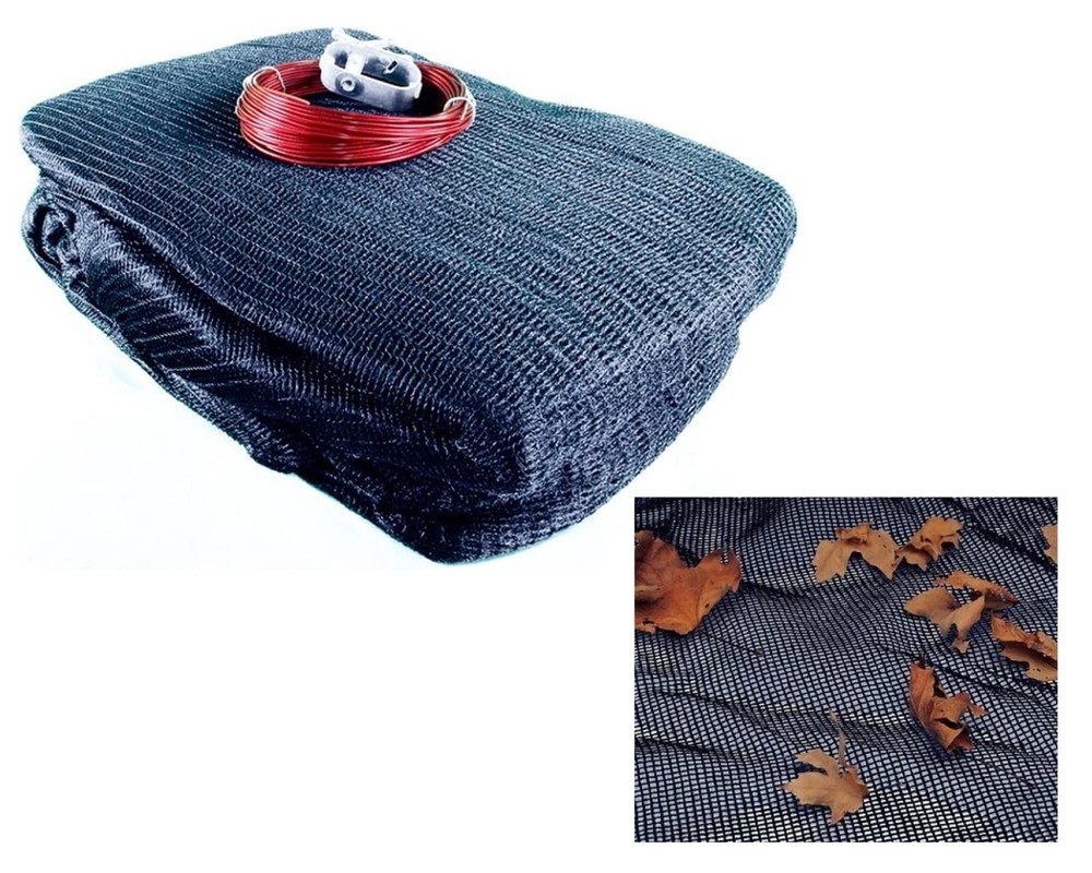 Above or In-Ground Oval Swimming Pool Winter Leaf Net Covers - (Various Sizes)