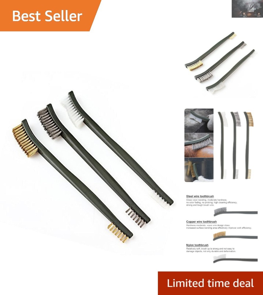 Versatile Mini Wire Brush Set: Ultimate Tools for Paint and Rust Cleanup